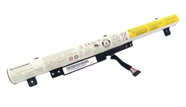 Батарея, акумулятор для ноутбука FLEX 2-14,  FLEX 2-15, L13M4A61, 7.2V, 4400mAh, Li-ion, Б/В.  Сумістні:121500260, 121500261, L13L4A61, L13L4E61, L13M4A61, L13M4E61, L13S4A61, L13S4E61.
