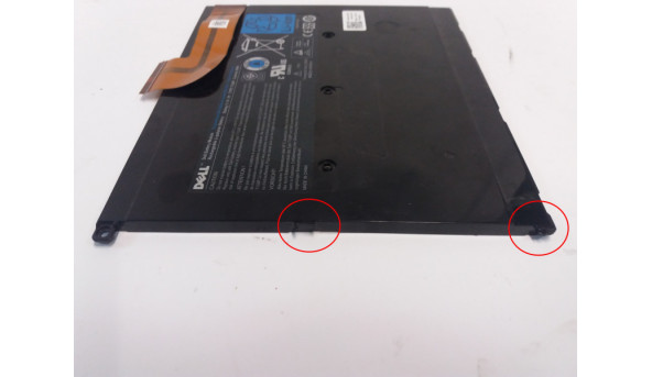 Батарея, акумулятор для ноутбука Dell Vostro V13, V130, T1G6P, 11.4V, 2700mAh, 30Wh, Li-ion Battery, Б/В. Неробоча, без гарантії, два кріплення зламані. - 315290