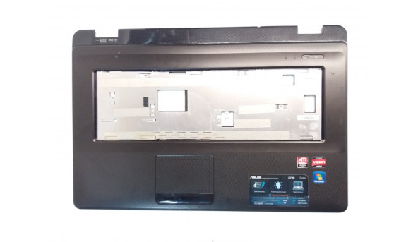 Середня частина корпуса для ноутбука Asus X72D, K72D, K72DR, K72F, K72JK, A72JC, 13N0-JWA0101, 13GNZW1AP030-2, 17.3", Б/В, всі кріплення цілі, подряпини, потертості.