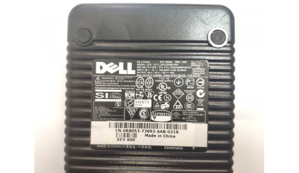 Зарядка  для ноутбука  Dell, zvc220hd12s1lf, R8053, 220W, 12V, 18A, 100-240V, 50-60Hz, Оригінал