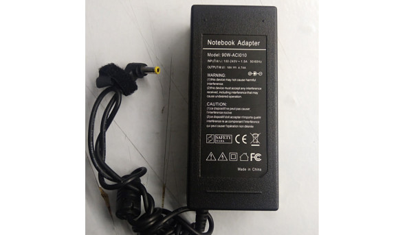 Зарядка  для ноутбука  Asus, 90w-aci010, 90W, 19V, 4.74A, 100-240V, 50-60Hz