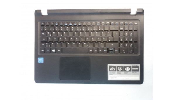 Середня частина корпуса для ноутбука Acer Aspire ES1-533, ES1-523, 15.6", AP1NX000400-HA25, FA1NX000400-1, б/в. Погнутє кріплення клавіатури та тачпада. Зламано 2 кріплення. Клавіатура протестована, робоча