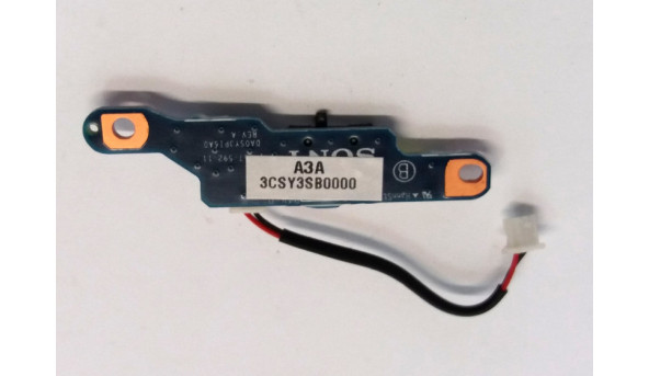 Кнопка Wi-Fi для ноутбука SONY PCG-21212M, VPCW21C7E, DA0SY3PI6A0, 3CSY3SB0000, Б/В. В хорошому стані. Без пошкоджень. - 315564