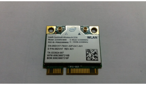 Адаптер Wi-Fi для ноутбука Dell Inspiron 15z, 15z-5523, 2230BNHMW, 05DVH7, Б/В, В хорошому стані, без пошкоджень.