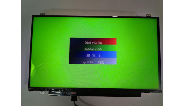 Матриця Samsung, LTN140AT31, 14.0'', LED, HD 1366x768, 30-pin, Slim, б/в, Мигає зображення, є засвіт, та бігають полоси, все на фото - 315600