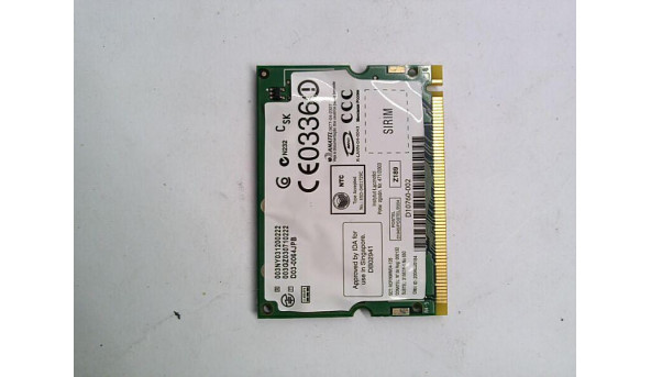 Адаптер wi-fi, знятий з ноутбука Dell Latitude X1(PP05S), 0W9764, Б/В. - 315606