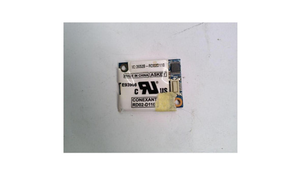 Modem board, знятий з ноутбука Dell Latitude X1(PP05S), Conexant RD02-D110, Б/В.