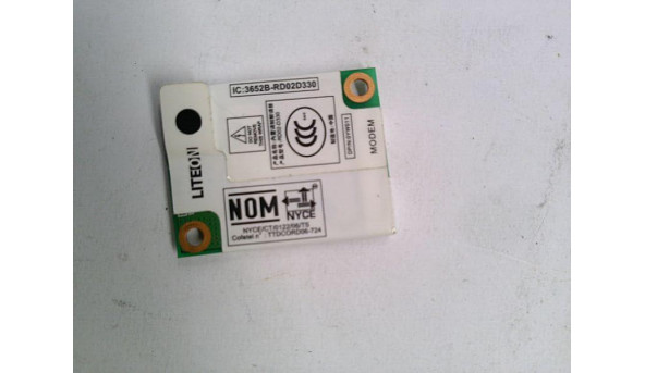 Modem board, знятий з ноутбука ноутбука, Dell Latitude D430 PP09S, CN-0YW011-71617, Б/В. - 315643