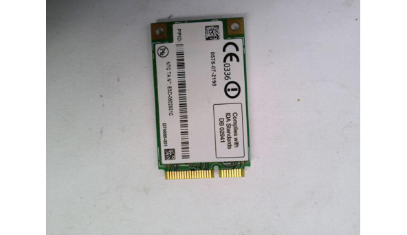 Адаптер WI-FI, знятий з ноутбука ноутбука Dell XPS M1530, PP28L, CN-0UT121-70223, Б/В. - 315677