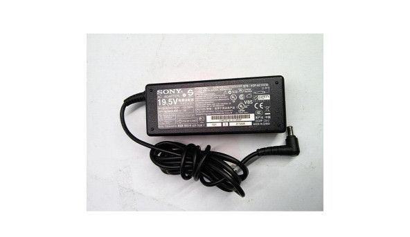 Зарядка для ноутбука Sony VGP-AC19V38, 75W, 19.5V, 3.9A, Оригінал, Б/В