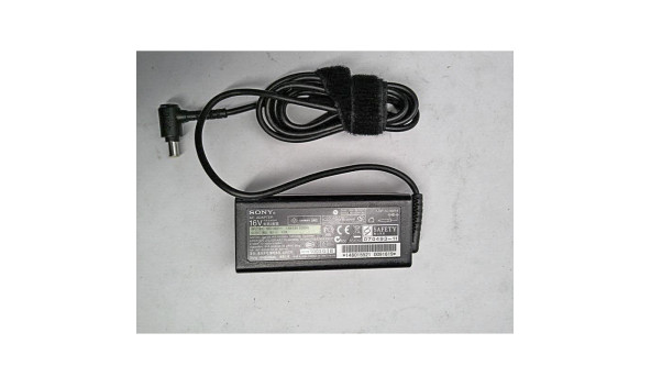 Зарядка для ноутбука Sony VGP-AC16V14, 65W, 16.0V, 4.0A, Оригінал, Б/В