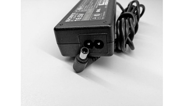 Зарядка для ноутбука Sony Vaio VGP-AC19V19, 76W, 19,5V, 3.9A, Оригінал, Б/В - 315842
