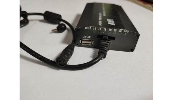 Зарядка для ноутбука MIM COM AC/DC adapter, 100W, 12, 15, 16, 18, 19, 20, 22, 24V, 4, 5.5, 10A, USB порт, Б/В - 315859