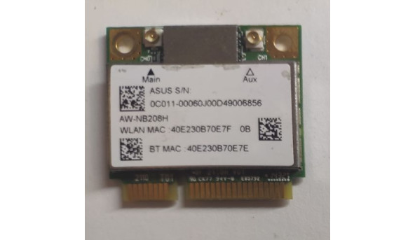 Модуль wi-fi для ноутбука Asus Transformer TP300, TP300L, N551J, N551JK, N551, AW-NB208H, ar5b22-sb, Б/В