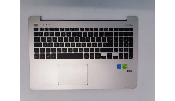 Середня частина корпуса для ноутбука Asus Vivobook S551L, S551LN, S551LB, 13nb0261am0211, Б/В. Без пошкоджень. Клавіатура робоча.
