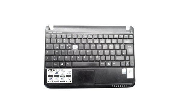 Середня частина корпуса для ноутбука MSI U100 MS-N01, E2P012C21X-F62, Б/В.