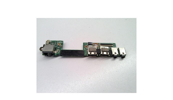 Додаткова плата, Ethernet роз'єм, USB та аудіо роз'єм для ноутбука Medion Akoya Mini E1312, MS-1121A VER 1.0, Б/В