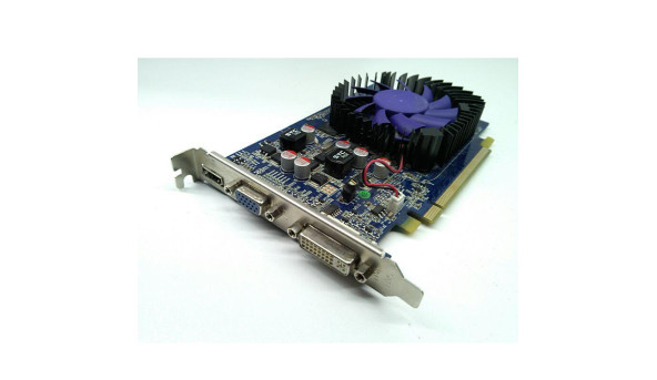 Відеокарта NVIDIA GeForce GT 220 GREEN 512Mb 128 Bit DDR2, VGA, DVI, HDMI, Б/В, неробоча