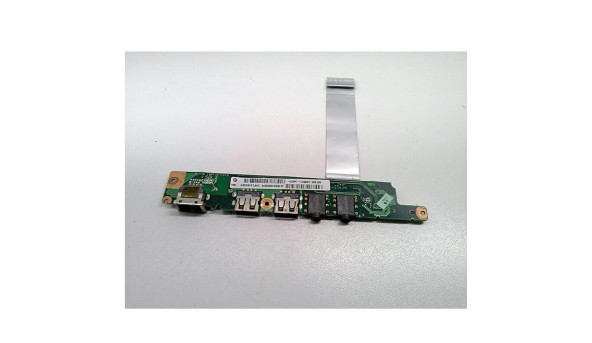 Плата з аудіо роз'ємами, Ethernet та USB роз'ємами для ноутбука Lenovo IdeaPad S10-3, DA0FL5PI6D1, Б/В