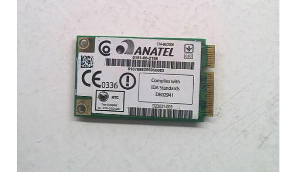 Адаптер WI-FI, знятий з ноутбука Acer Aspire 5920, D26839-012, Б/В. - 316334
