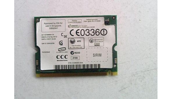 Адаптер WI-FI, знятий з ноутбука Acer TravelMate 4050, C72983-003, Б/В. - 316340