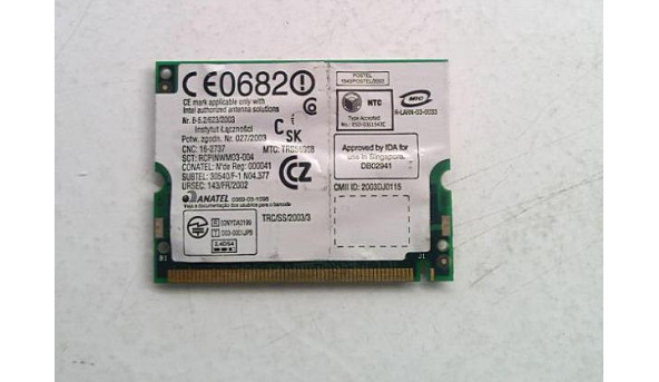 Адаптер WI-FI, знятий з ноутбука Fujitsu Lifebook E4010D, C28569-004, Б/В. - 316341