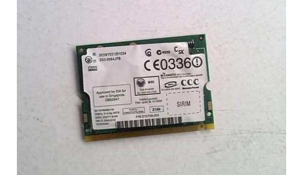 Адаптер WI-FI, знятий з ноутбука Fujitsu Lifebook, WM3B2200BG, Б/В. - 316342