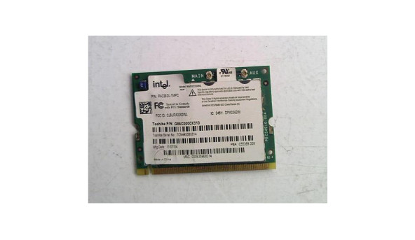Адаптер WI-FI, знятий з ноутбука Toshiba Satellite M35X, G86C000X310, Б/В.
