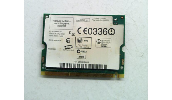 Адаптер WI-FI, INTEL PRO / WIFI 2200BG, PBA C72983-001, Б/В. - 316361