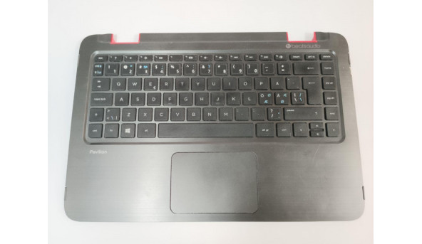 Середня частина корпуса з клавіатурою для ноутбука HP Pavilion 13 x360 Convertible PC, TEE37Y62TP, Б/В.