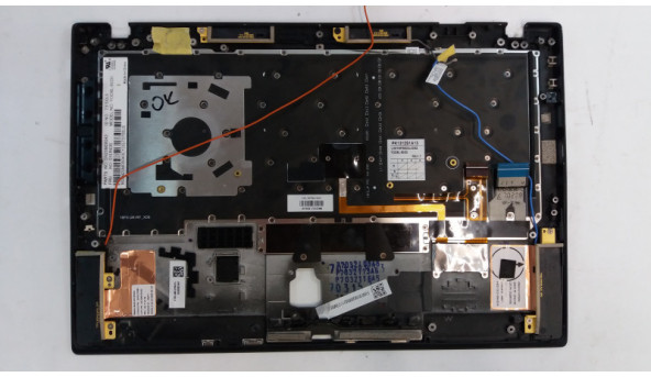 Середня частина корпуса для Lenovo ThinkPad X1 carbon Gen 5, PK1312S1A13, SN20M08043, AM12S000F00, Б/В. Клавіатура неробоча. Всі кріплення цілі. Без пошкоджень. - 316509
