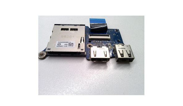 Додаткова плата. Картрідер,  роз'єми USB та HDMI для ноутбука Toshiba Satellite T110-10R, 38TL1HB0000, Б/В