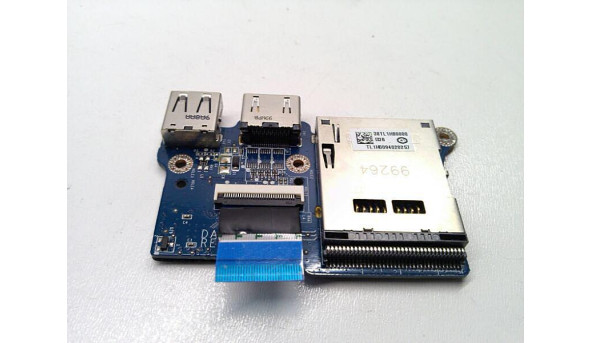 Додаткова плата. Картрідер, роз'єми USB та HDMI для ноутбука Toshiba Satellite T110-10R, 38TL1HB0000, Б/В - 316560