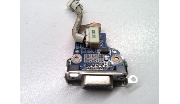 Додаткова плата. Роз'єм VGA для ноутбука Toshiba Satellite T110-10R, 39TL1CB0000, Б/В - 316561