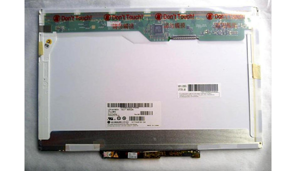 Матриця LG-Philips, LP141WX1, 14.1" 30-pin, 1 CCFL, WXGA (1280x800), Б/В. - 316665