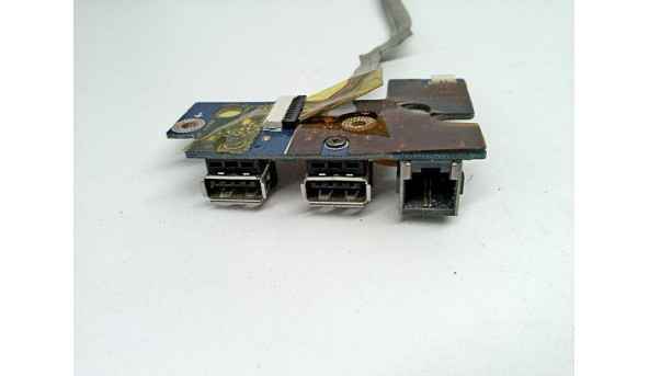 Додаткова плата, порт LAN та USB порти для ноутбука Toshiba Satellite P300, DABD3ATB6D0, Б/В. - 316675