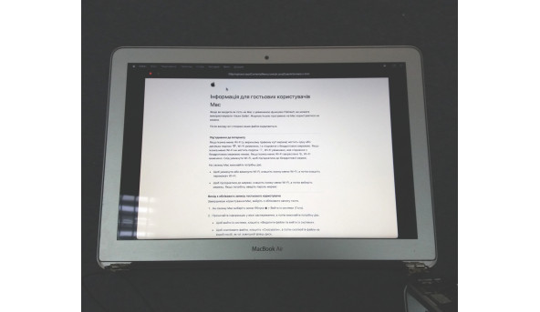 Кришка корпусу разом з матрицею шлейфами завісами та веб-камерою для ноутбука Apple A1466 MacBook Air 13" Б/В