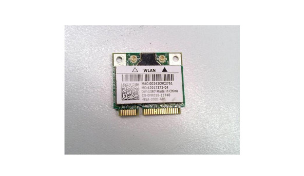 Адаптер WI-FI, знятий з ноутбука Dell Studio 1555, CN-0FR016, Б/В