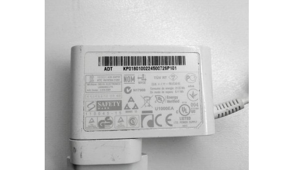 Зарядний пристрій DELTA ELECTRONICS, 18 W, 12 V 1.5A , ADP-18TB A, оригінал, Б/В - 316884