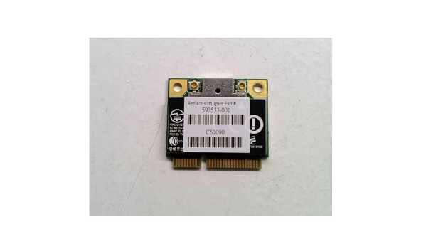 Адаптер WI-FI знятий з ноутбука HP 625, 620, G62, (593533-001) Б/У