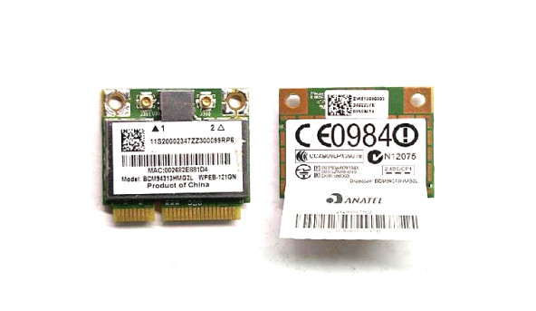 Адаптер WI-FI для ноутбука Lenovo B460 V460 G460 B560 Z560 G565  G560 11S20002347 (BCM94313HMG2L) Б/У