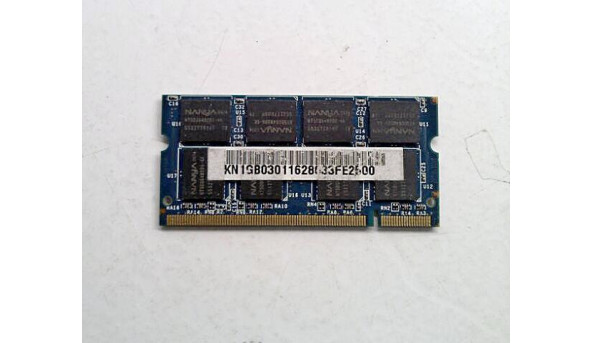 Оперативна пам'ять Nanya, KN1Gb030, DDR, 333 МГц, 1024 Мб, 2700S, SODIMM, Б/В - 316921