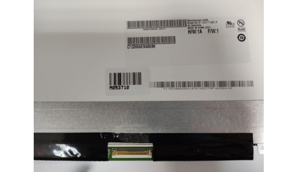 Матриця AU Optronics, B156XTN04.2, 15.6'', LCD, HD 1366x768, 40-pin, Slim, б/в. Є сліди від клавіатури (фото), не виводить зображення - 317000