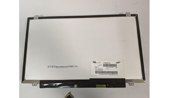 Матриця Samsung, LTN140AT31, 14.0'', LED, HD 1366x768, 30-pin, Slim, б/в, Має засвіти помітні на всіх кольорах, сніжить зображення, бігають полоски вертикальні, є потертості від клавіатури - 317033