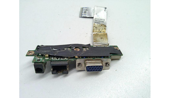 Додаткова плата з роз'ємом живлення, роз'ємом VGA та LAN Ethernet портом для ноутбука Fujitsu-Siemens AMILO M1450G, 15,4", 35G5M5000-C0, Б/В - 317184