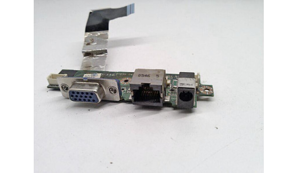 Додаткова плата з роз'ємом живлення, роз'ємом VGA та LAN Ethernet портом для ноутбука Fujitsu-Siemens AMILO M1450G, 15,4", 35G5M5000-C0, Б/В