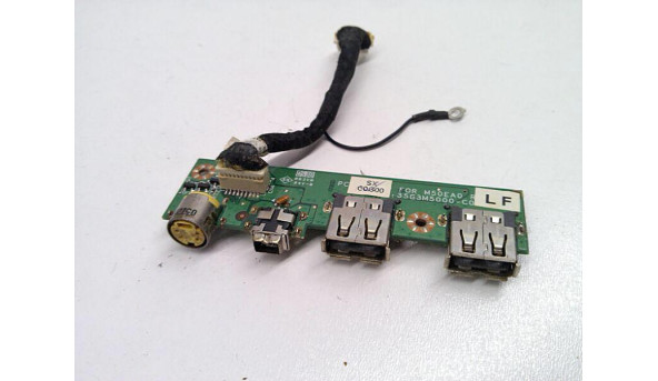 Додаткова плата з роз'ємом S-VIDEO, Fireware 4 pin iLink та USB портами для ноутбука Fujitsu-Siemens AMILO M1450G, 15,4", 35G3M5000-C0, Б/В