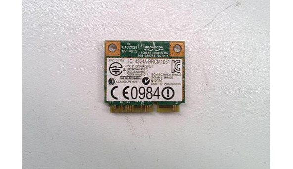 Адаптер WI-FI, знятий з ноутбука Dell Inspiron M5110, CN-0YFHN7, Б/В - 317239