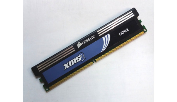 Оперативна пам'ять для ПК Corsair XMS2, DIMM, 2Gb, DDR3, 1600MHz, CM2X2048-8500C5C, робоча, Б/В
