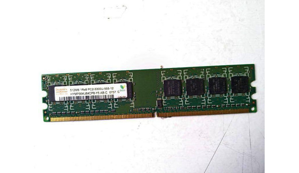 Оперативна пам'ять для ПК Hynix, HYMP564U64CP8-Y5 AB-C, 512MB, DDR2, 667MHz, робоча, Б/В